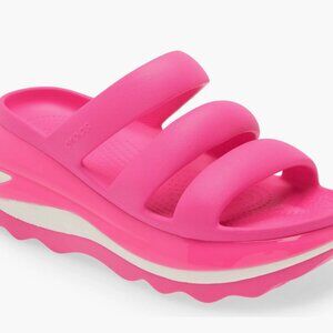 CROCS Mega Crush Platform Wedge Sandal - 8